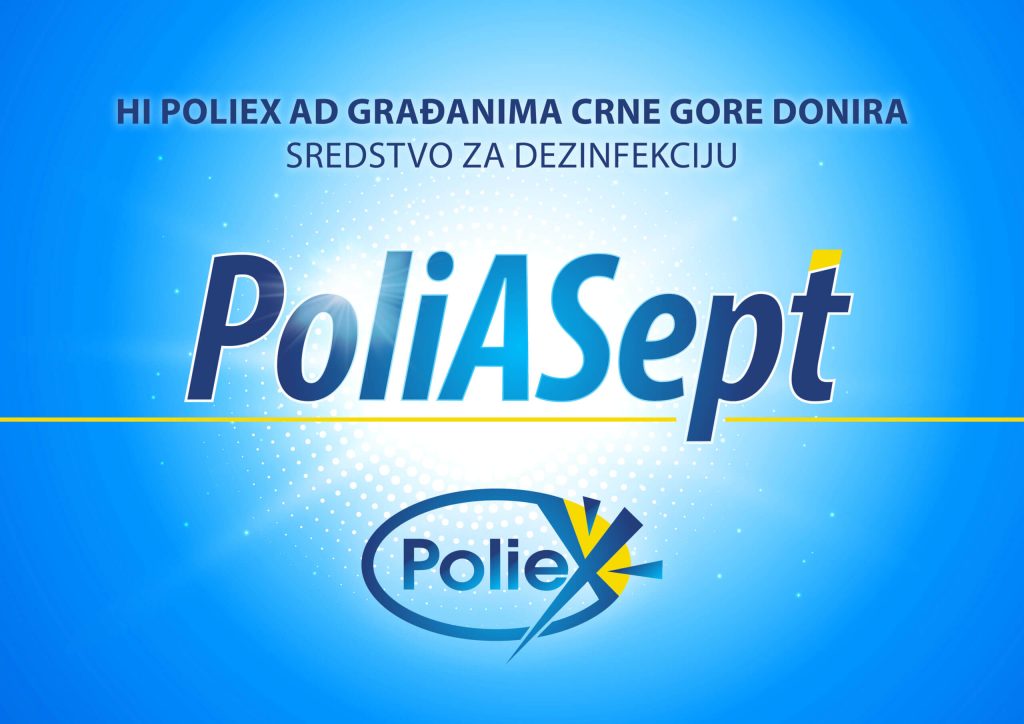 Poliex Donira Sredstvo Za Dezinfekciju